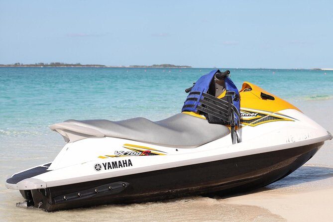 Bahamas Cabbage Beach Jet Ski Adventure - On the water at Cabbage Beach: speed, waves, and where the fun comes from