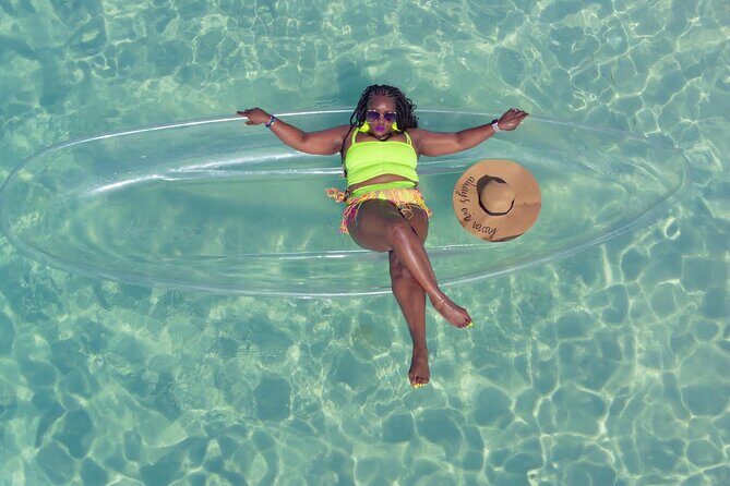 Beach Day and Clear Kayak Photoshoot in Bahamas - Port Lucaya Marketplace stop: straw souvenirs and a quick cultural browse