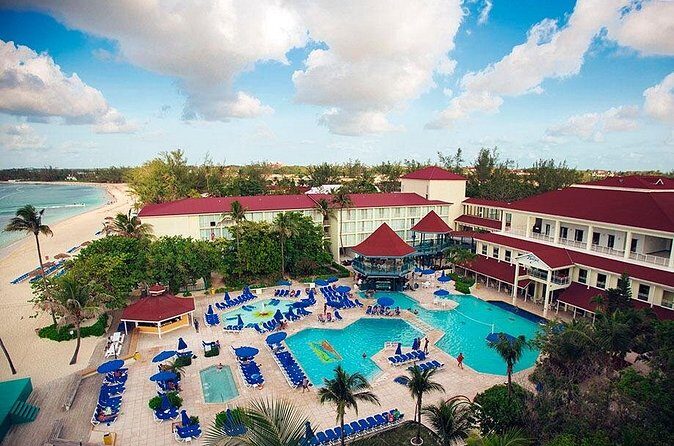 Breezes Resort Day Pass - Beach time on Cable Beach: loungers, towels, and that Nassau shoreline