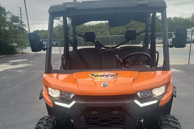 Exuma,Bahamas: 6 Seater Buggy/Jeep Rental with Bluetooth speakers - Price-Proof Planning: Fuel, the $500 Waiver, and Return With a Full Tank