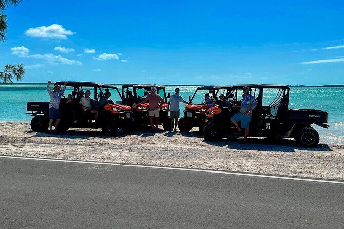 Exuma,Bahamas: 6 Seater Buggy/Jeep Rental with Bluetooth speakers - What’s Included (and Why It’s More Useful Than It Sounds)