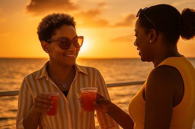 Grand Bahama Catamaran Sunset Cruise with Drinks and Snacks - Deck space and photos: where you’ll spend your time