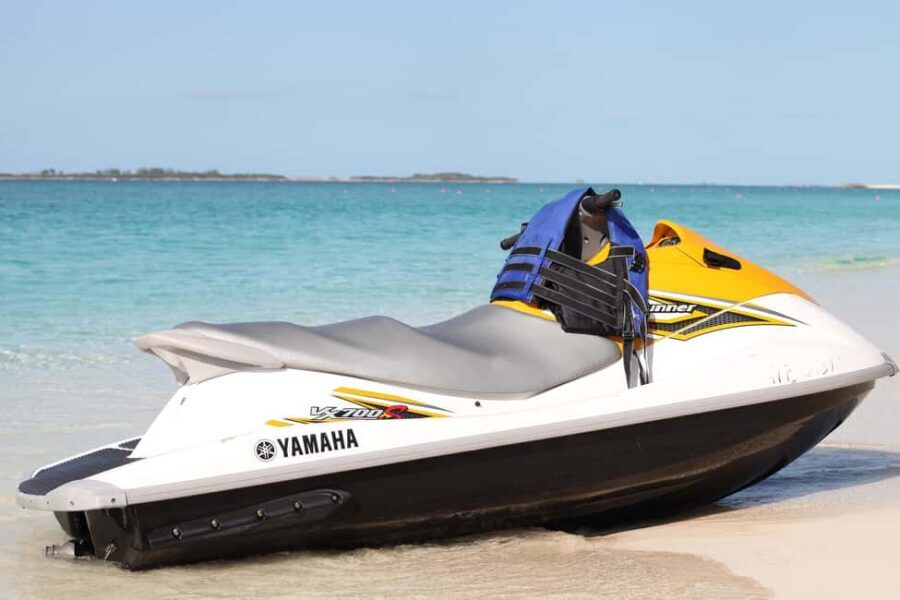 Half Hour Jet Ski Adventure - The safety briefing and controls: easy to learn, still serious