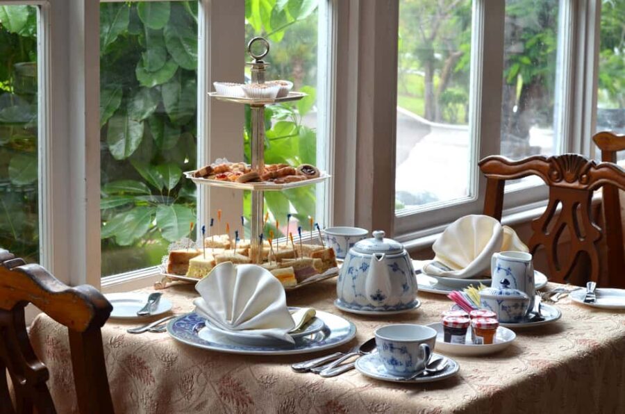 Nassau: Afternoon Tea at Graycliff Hotel and Restaurant - What arrives on the table: sandwiches, scones, petit fours, and house chocolates