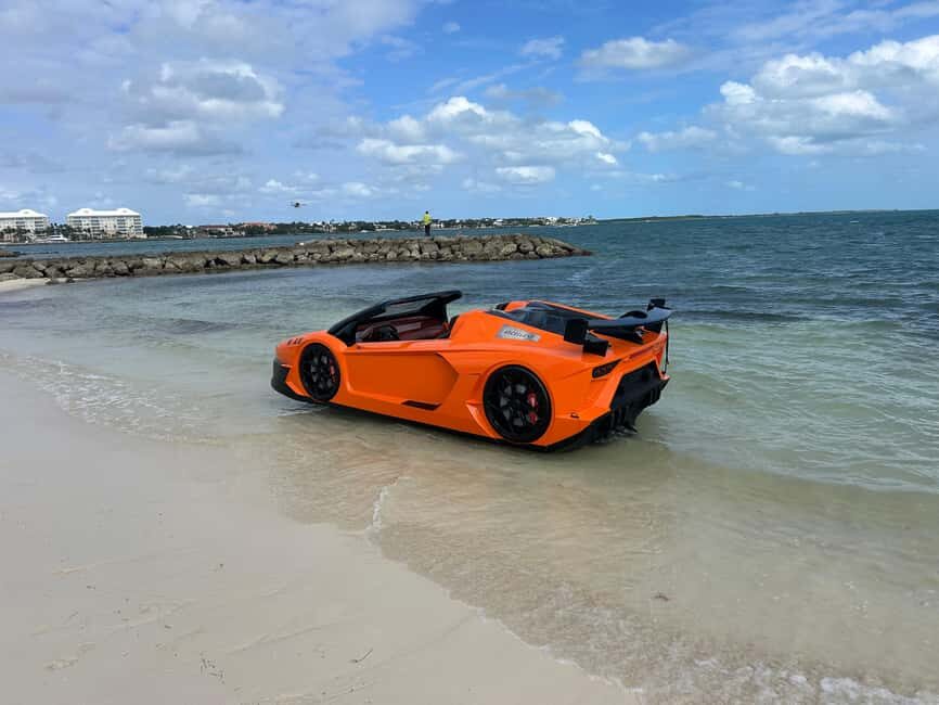 Nassau Bahamas: 30 minute Jetcar Rental on Paradise Island - The Jetcar Briefing: Safety, Life Jacket, and Bluetooth Music