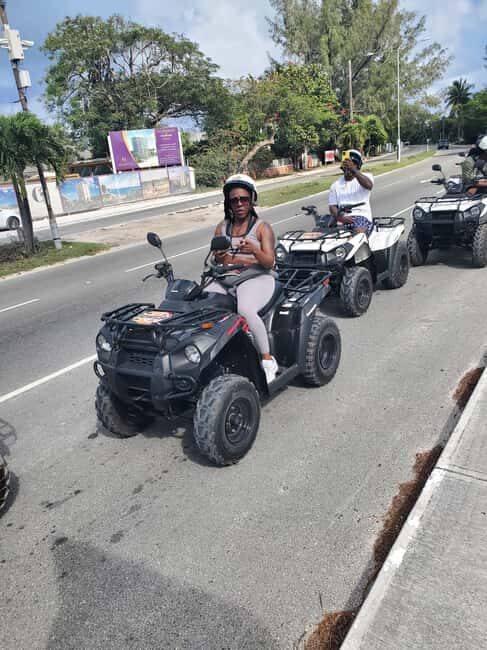 Nassau, Bahamas: ATV Quad Bike Rental - ATV basics: driver rules, passenger setup, and the must-bring items
