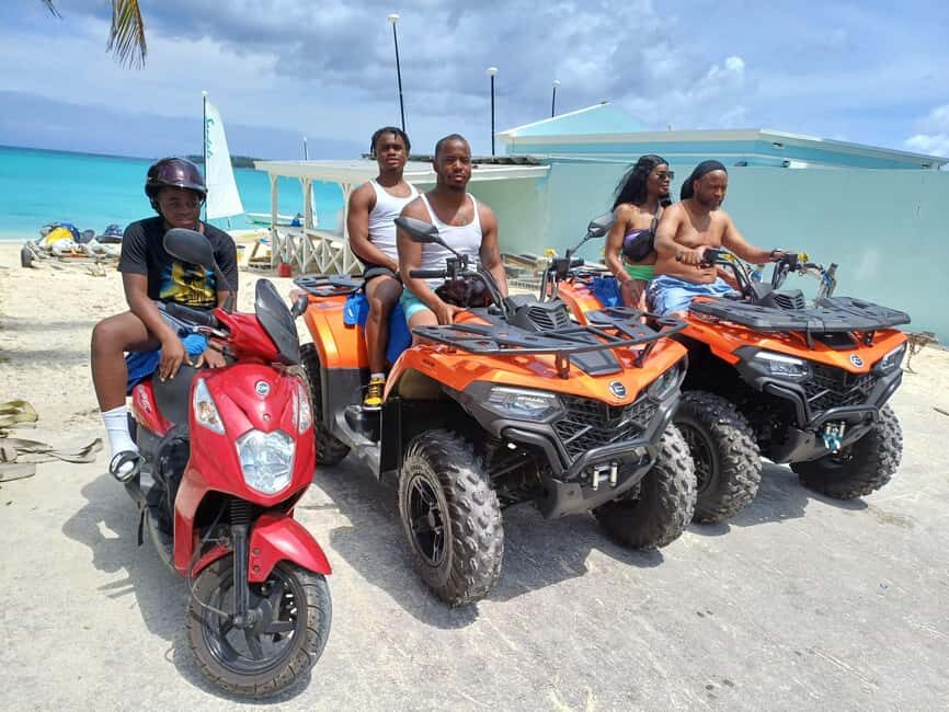 Nassau: Guided Scooter/ATV Rental or Tour w/Beach Day Bundle - Nassau in 5 hours: forts, tastings, and ocean time without the dead space
