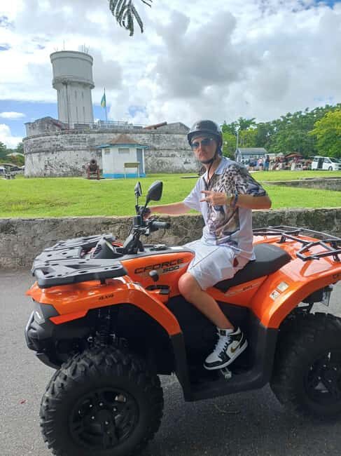 Nassau: Guided Scooter/ATV Rental or Tour w/Beach Day Bundle - The food-and-drink stops: rum cake, chocolate making, and a distillery tasting
