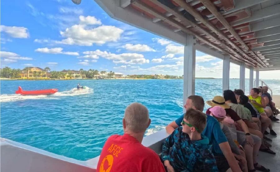 Nassau: Reef Glass Bottom & Snorkel Tour - Cruising Nassau Harbor: Atlantis and the Ocean Club From the Water