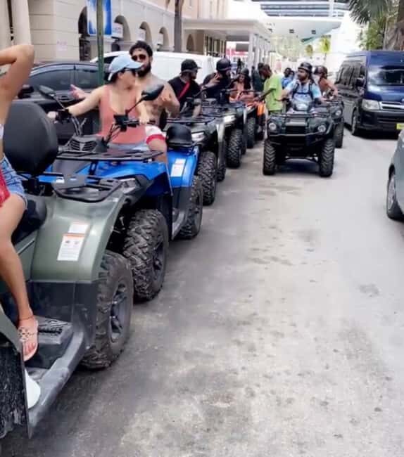 Nassau: Self Drive Speed Boat & Guided ATV Tour + Free Lunch - CF Moto 500 ATV riding: road time, safety gear, and what the stops feel like
