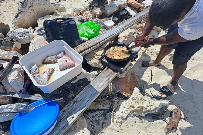 Private 4 hour Rose Island tour snorkeling fishing - Green Cay snorkeling swim: reef water and turtle-filled chances
