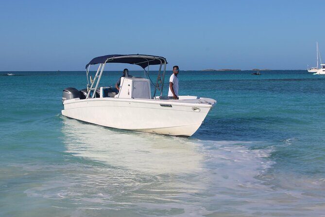 Private speed boat beach and bar hopping visiting Rose island - Meeting Point: Starting Smooth at Colours of The Bahamas