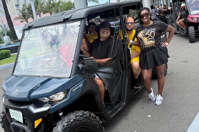 Ride Paradise Live Adventure and ATV Tours at Nassau Bahamas - Paradise Island quick look, then Nassau food time at Arawak Cay