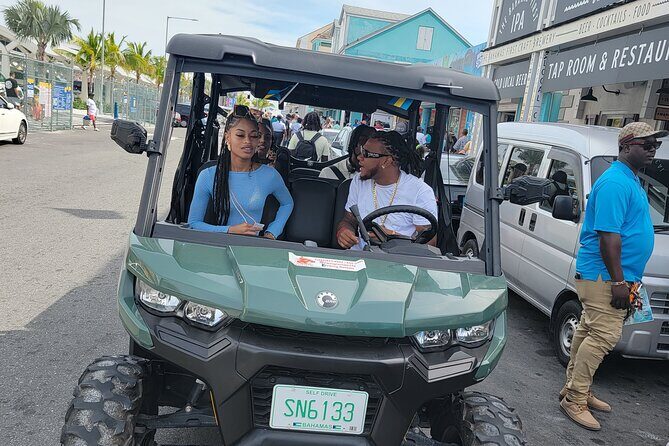 Side By Side Beach Buggy Rentals in Nassau Bahamas - Paradise Island Bridge and Atlantis: the best views are from the road