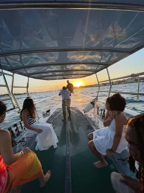 The Clear Boat Experience Bahamas drinks and snacks included - The sea garden stop: where your eye should go